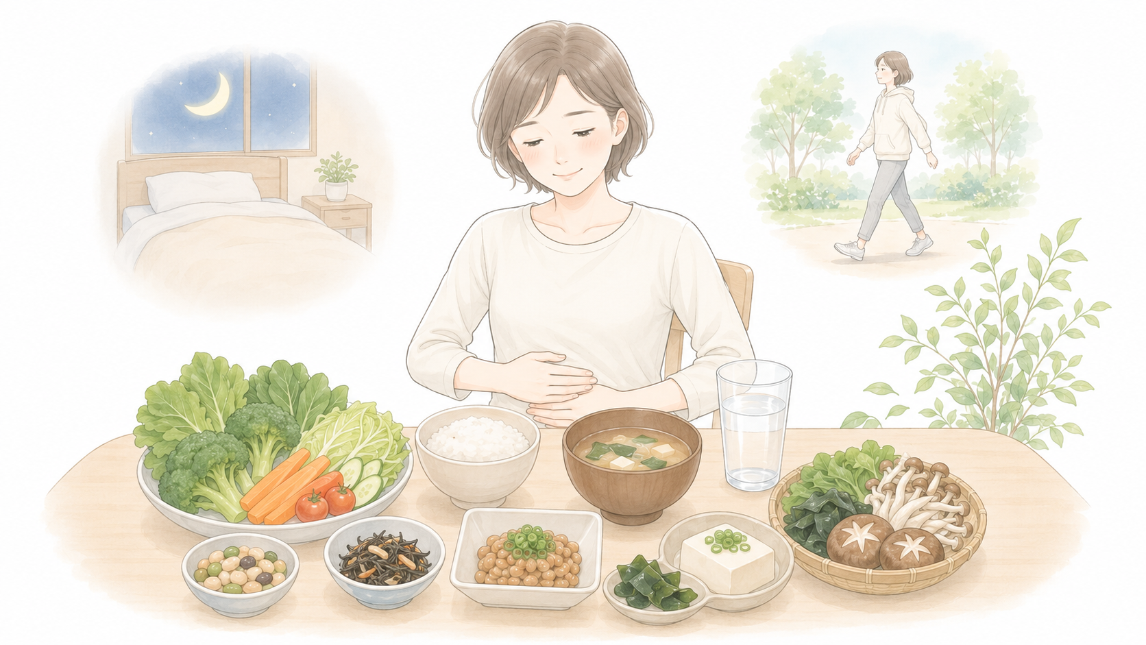 腸内環境を整える食事と生活習慣